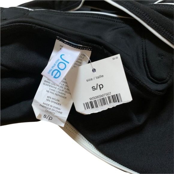 Joe Fresh Black one piece bathing suit size small - Picture 6 of 8